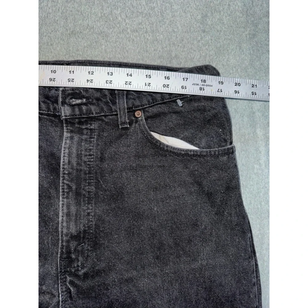 VTG Levis 550 Jeans Mens Black Relaxed Fit Tapered‎ Leg Denim Pants Sz 38